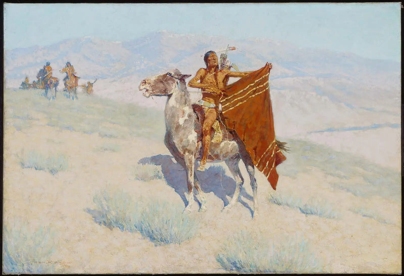 O sinal da cobertura - Frederic Remington