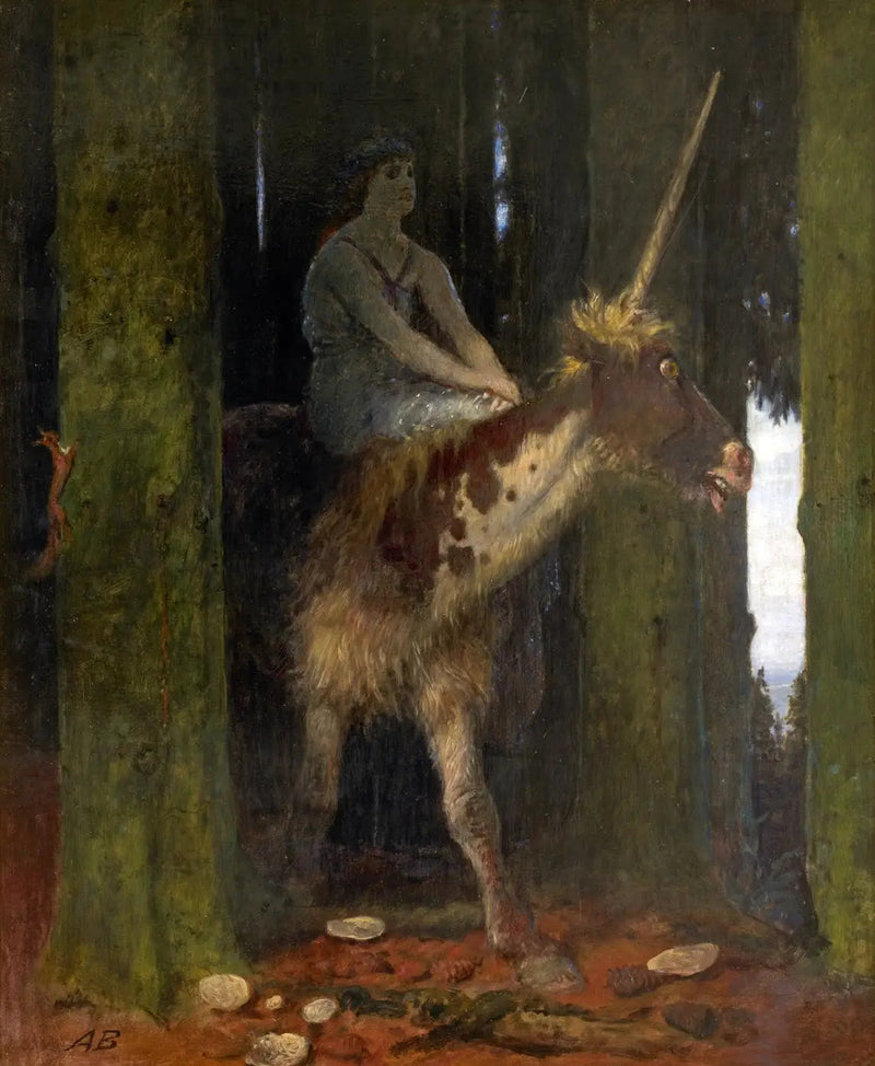 O silêncio da floresta - Arnold Böcklin