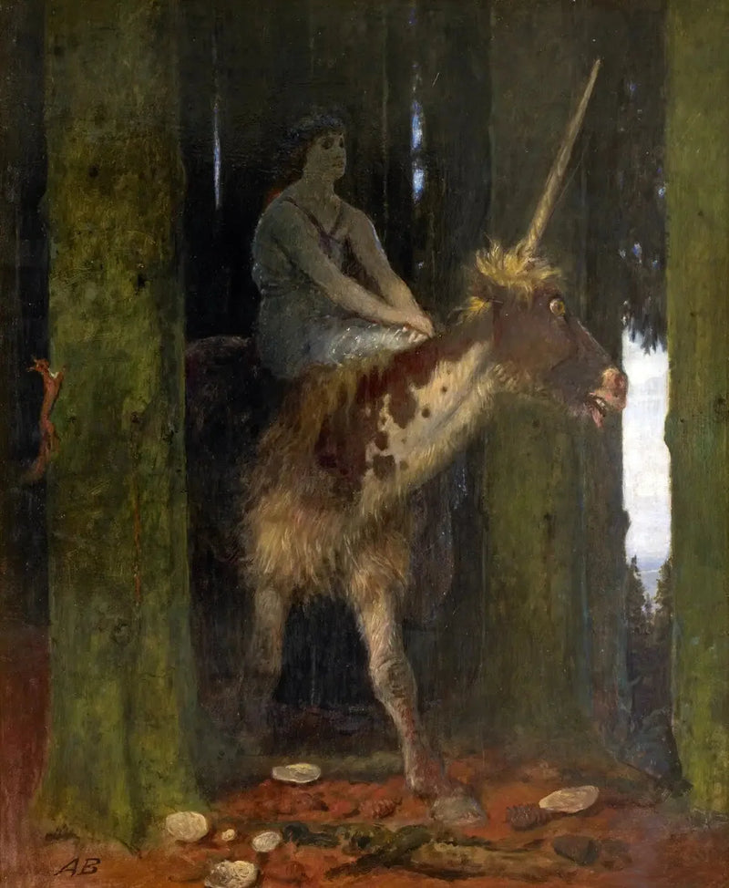 O silêncio da floresta - Arnold Böcklin
