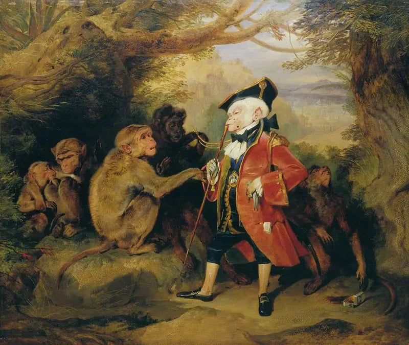 O macaco viajante - Edwin Henry Landseer