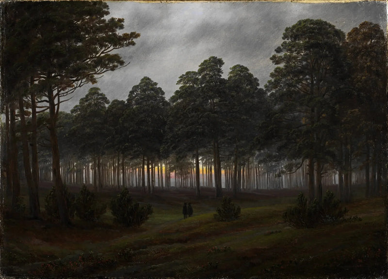 O Anoitecer - Caspar David Friedrich