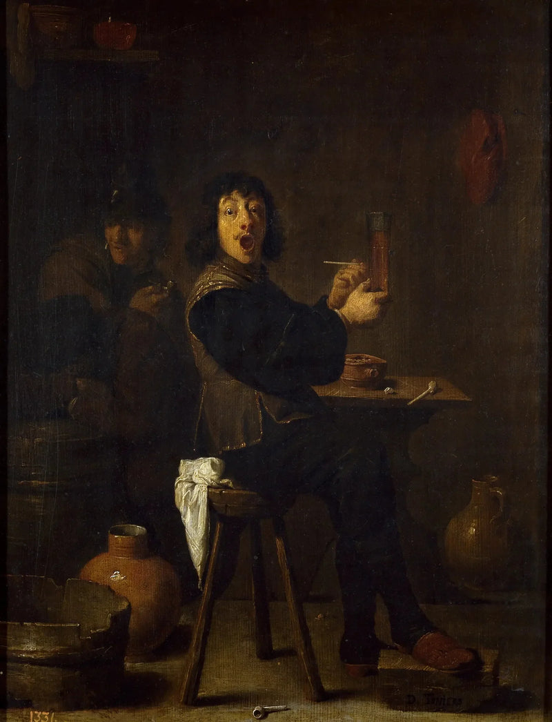 O soldado alegre - David Teniers, o Jovem