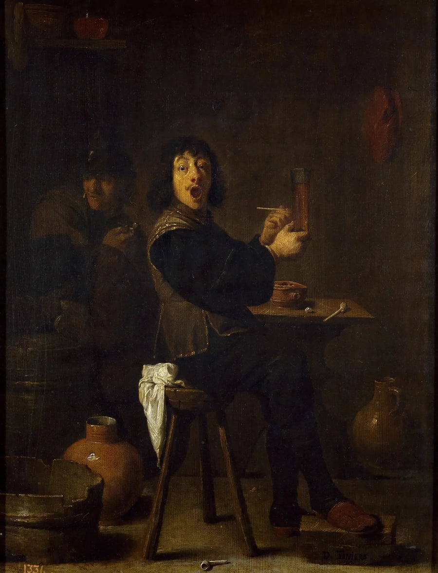 O soldado alegre - David Teniers, o Jovem