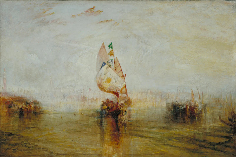 O Sol de Veneza parte para o mar - J. M. W. Turner