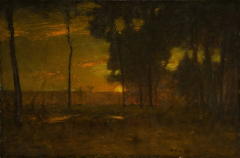 O sol radiante - George Inness