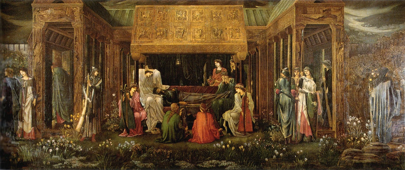 O Sono de Arthur em Avalon - Edward Burne-Jones