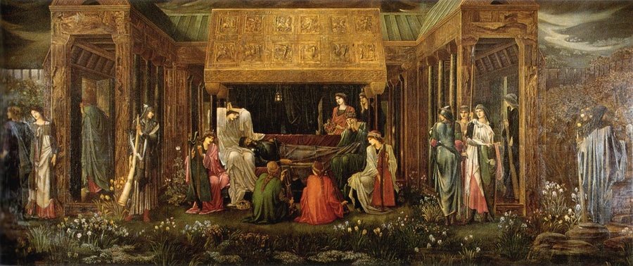 O Sono de Arthur em Avalon - Edward Burne-Jones