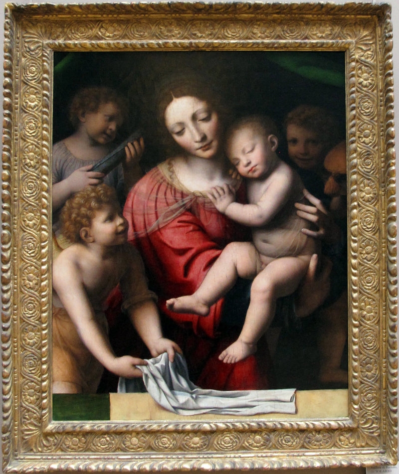 O Sono da Criança Jesus - Bernardino Luini