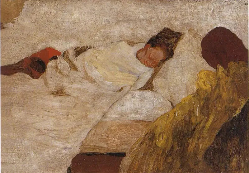 O Sono da Senhora Vuillard - Édouard Vuillard