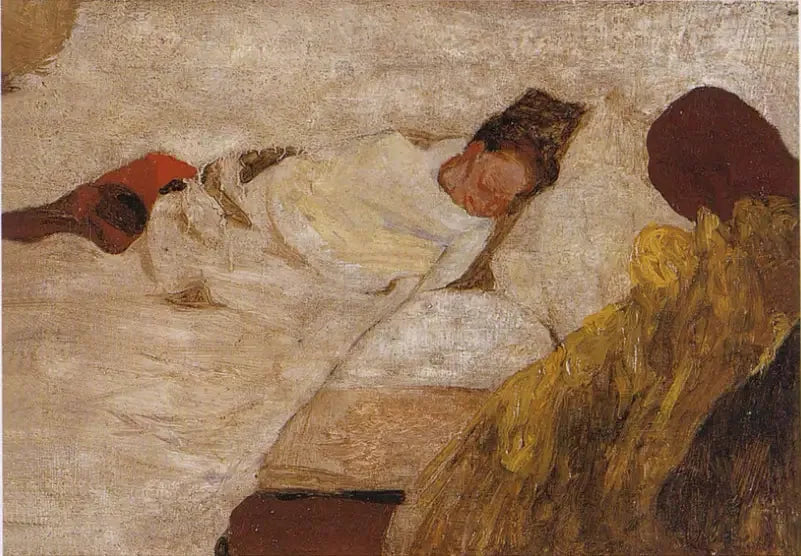 O Sono da Senhora Vuillard - Édouard Vuillard