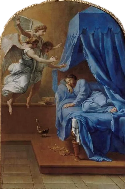 O sonho de São Bruno - Eustache Le Sueur