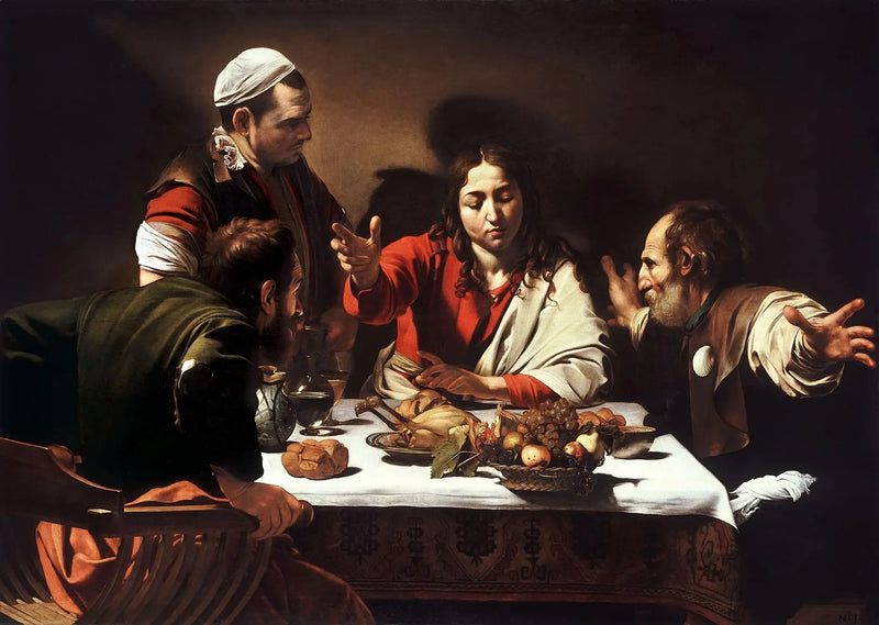 A Ceia em Emaús - Caravaggio