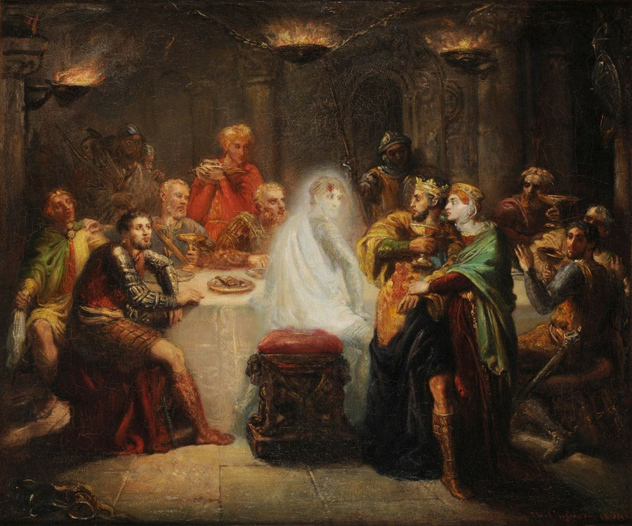 O espectro de Banquo - Théodore Chassériau