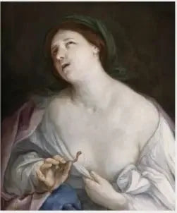 O suicídio de Cleópatra - Guido Reni
