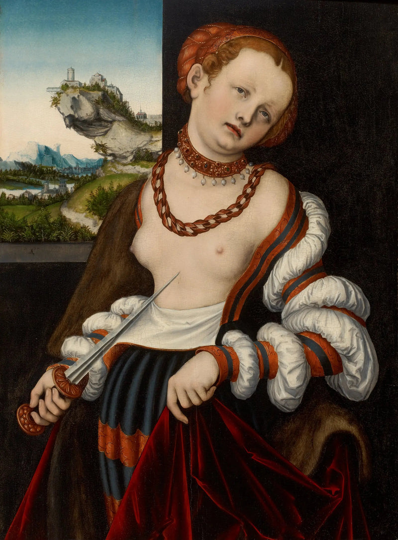 O suicídio de Lucrécia - Lucas Cranach, o Velho