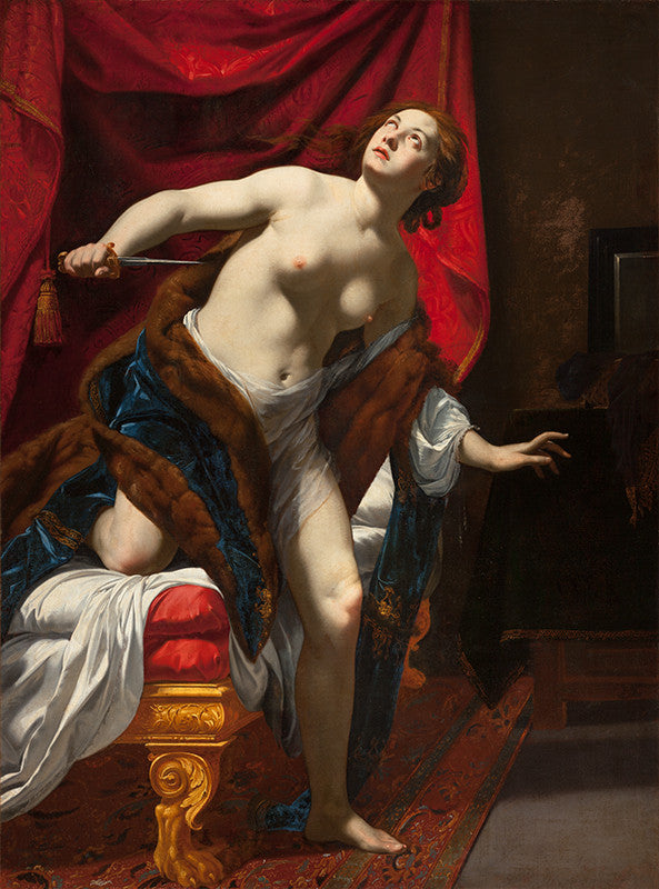 O suicídio de Lucrécia - Simon Vouet