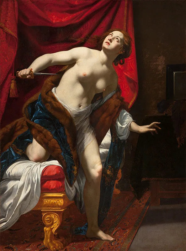O suicídio de Lucrécia - Simon Vouet