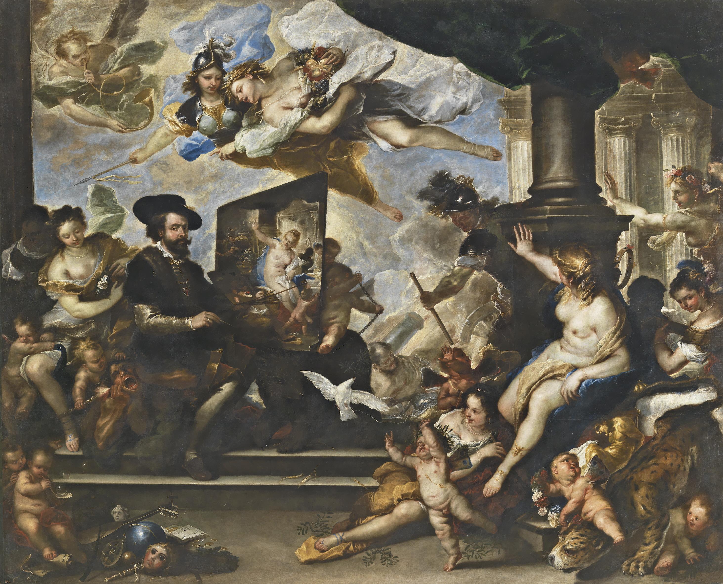 Le tableau de Rubens « L’Allégorie de la Paix » - Luca Giordano image 1 copie de tableau peinte à la main