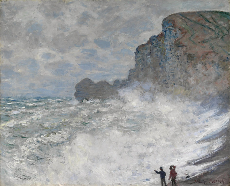O tempo em Étretat - Claude Monet