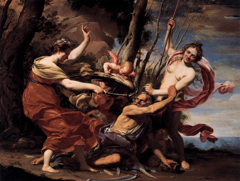 O Tempo Vencido pelo Amor, a Beleza e a Esperança - Simon Vouet