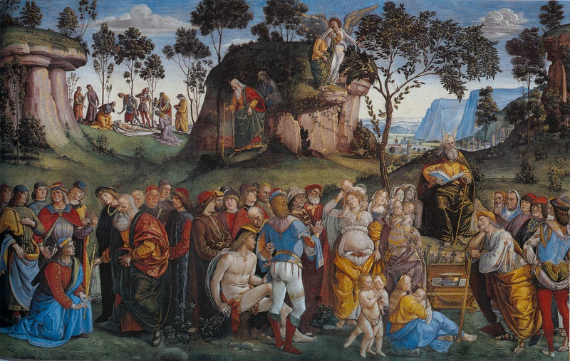 O Testamento e a morte de Moisés - Luca Signorelli