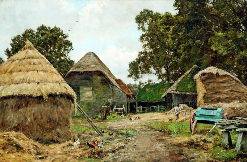 O Thatcher, Fazenda Spleen, Newbury, Berkshire - Edward Wilkins Waite