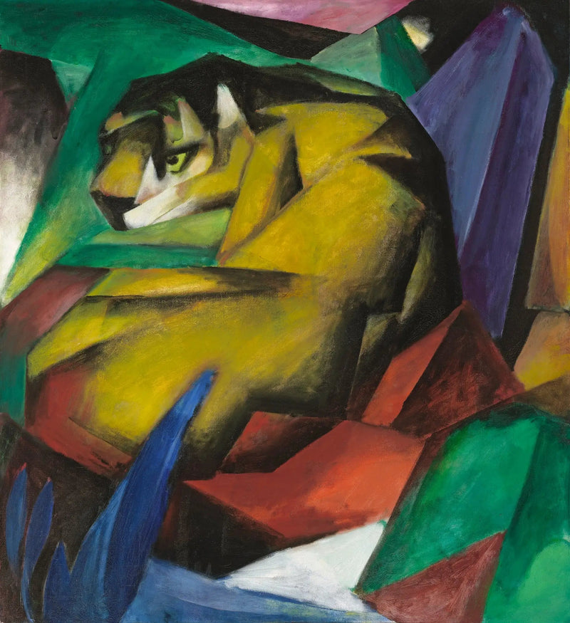 O Tigre - Franz Marc
