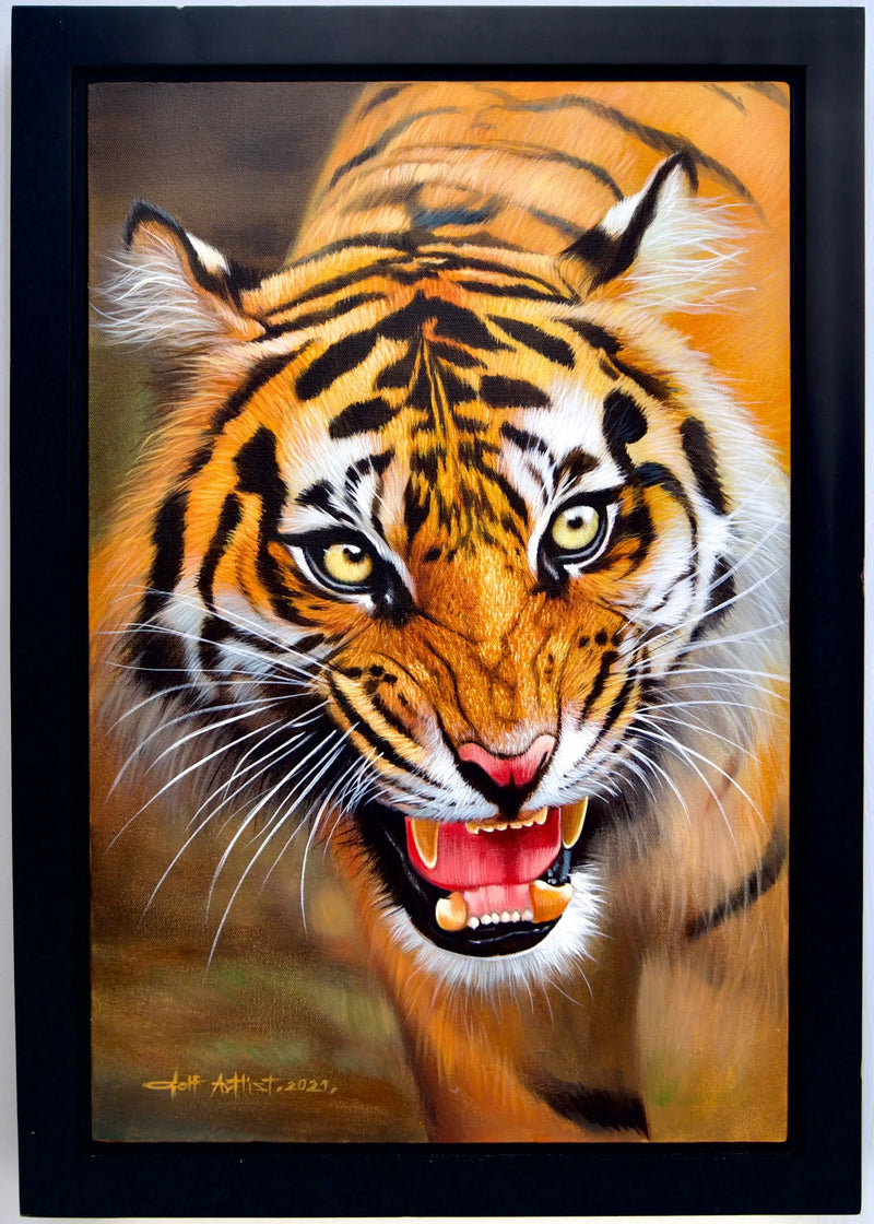O Tigre Protetor | 40 x 60 cm