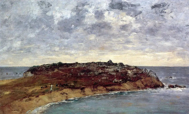 Le Toulinguet, costas de Camaret - Eugène Boudin