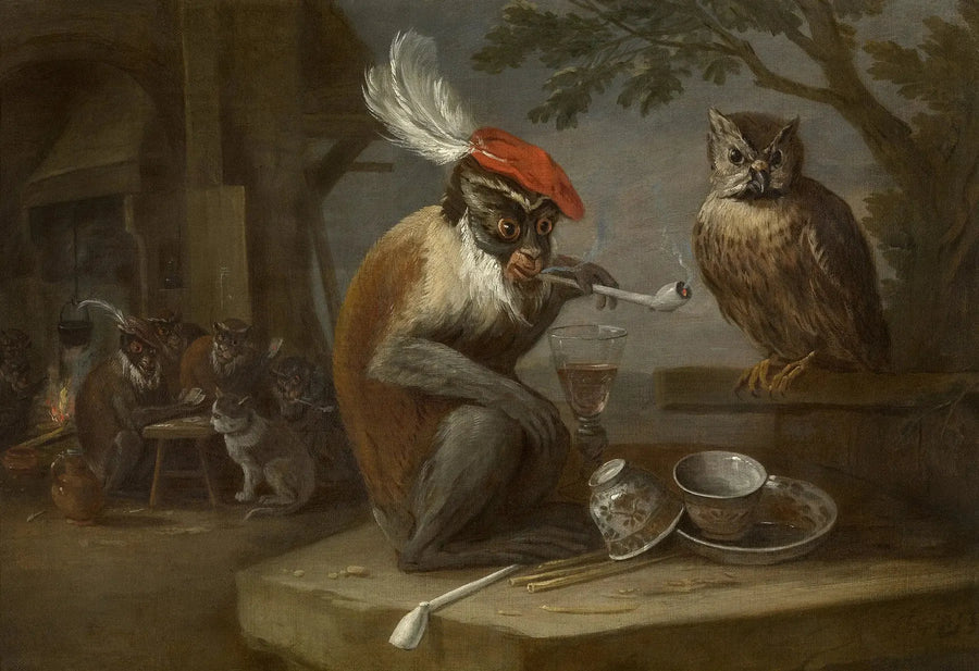 O giro do macaco - David Teniers, o Jovem
