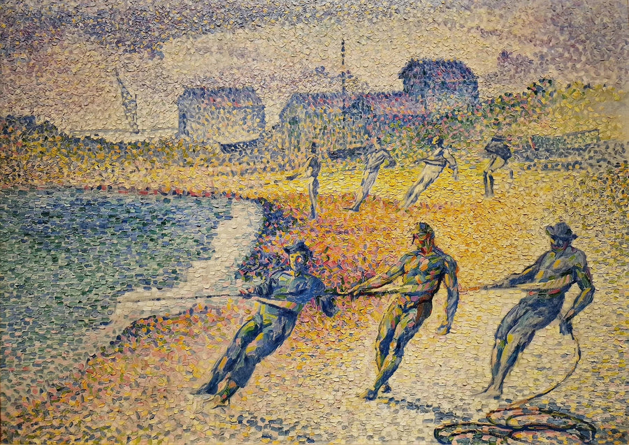 O transporte das redes - Henri-Edmond Cross