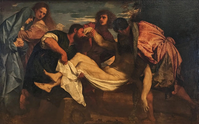 O Transporte de Cristo para o sepulcro - Titian