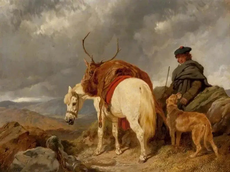 O rastreador de cervos - John Frederick Herring, Sr.