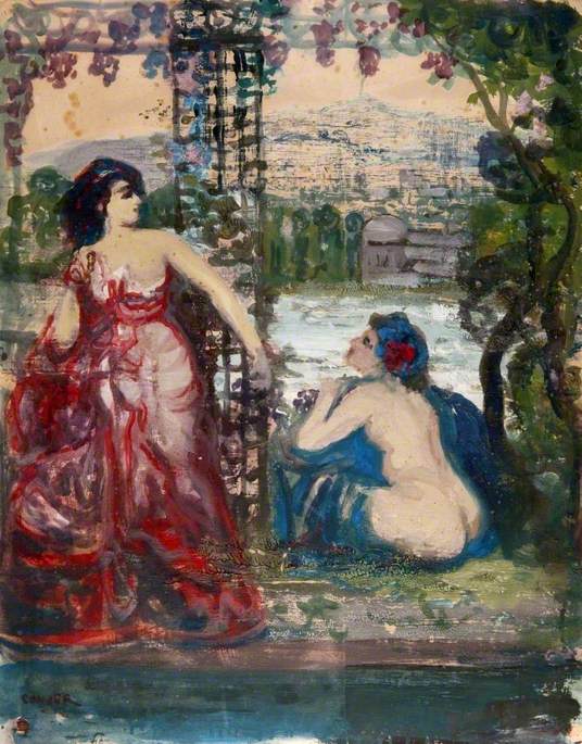 O treliço - Charles Conder