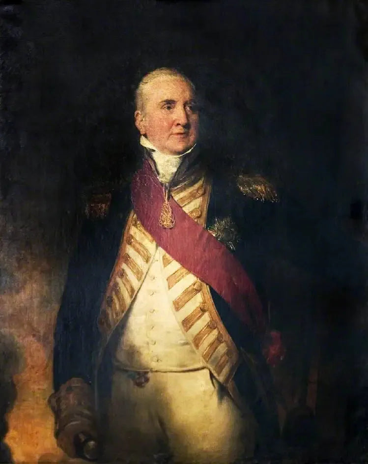 O muito honrado Edward Pellew (1757–1833), 1º visconde de Exmouth, vice-almirante da Inglaterra - Thomas Lawrence