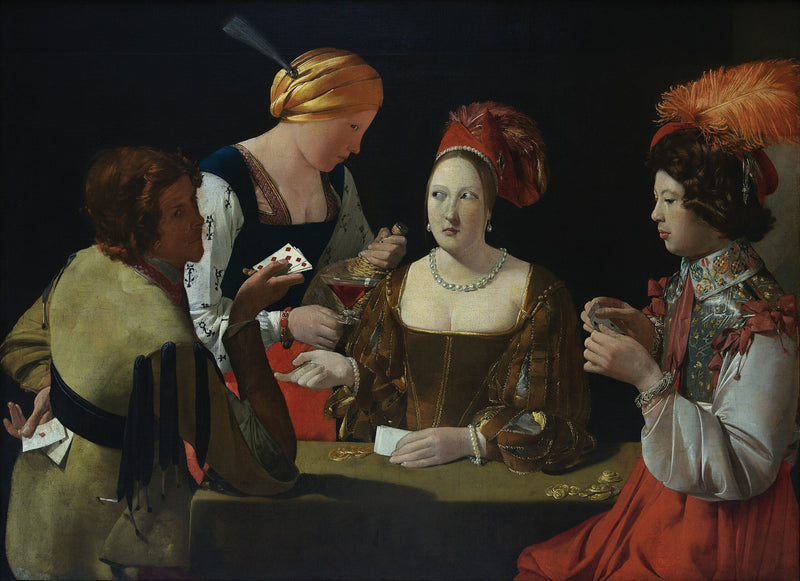 O Trapaceiro com Ás de Ouros - Georges de La Tour