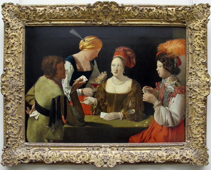 O Trapaceiro com Ás de Ouros - Georges de La Tour