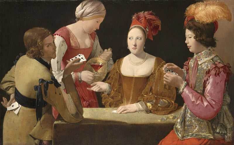 O Trapaceiro com Ás de Trevo - Georges de La Tour