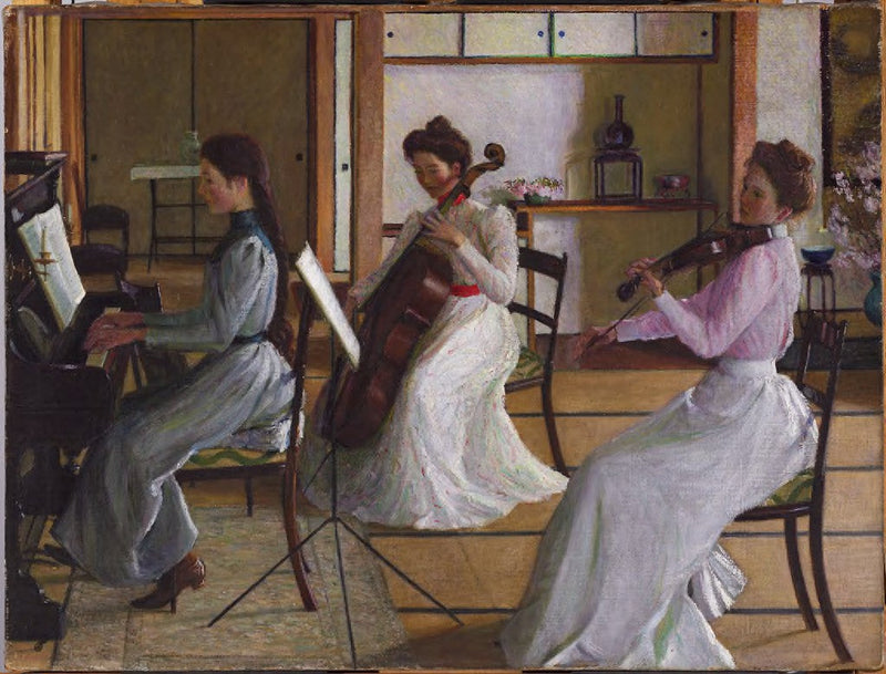 O Trio, Tóquio, Japão - Lilla Cabot Perry