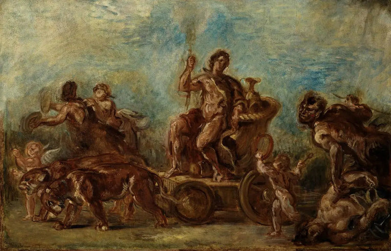 O Triunfo de Baco - Eugène Delacroix