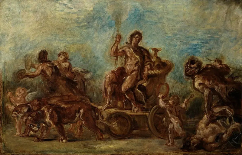 O Triunfo de Baco - Eugène Delacroix