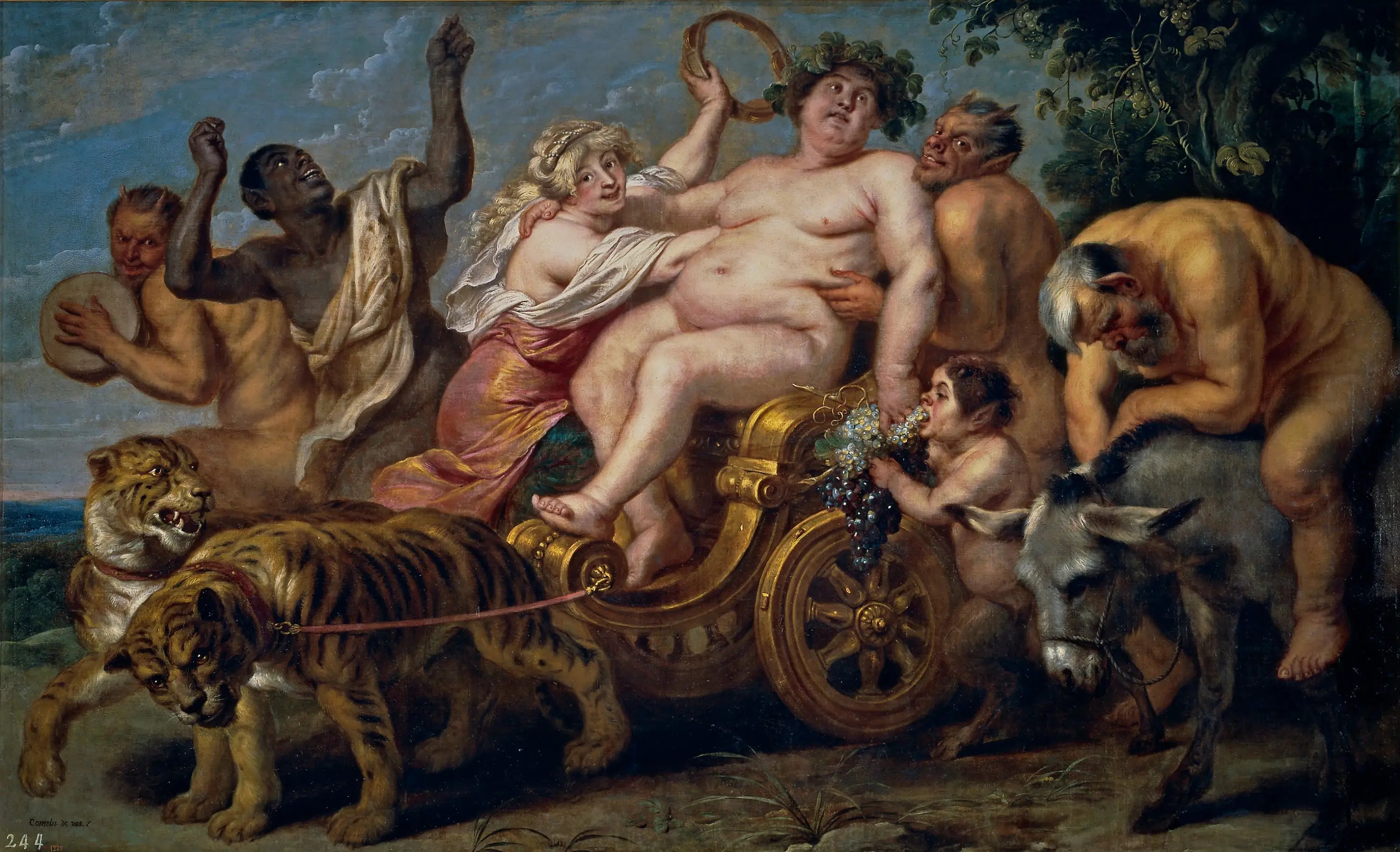Le Triomphe de Bacchus - Peter Paul Rubens image 1 tableau peint à l’huile sur toile