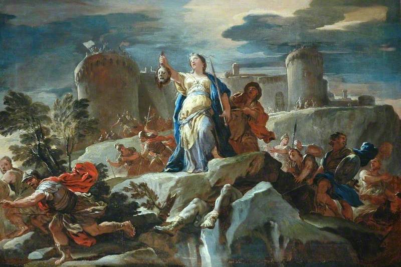 O triunfo de Judith - Luca Giordano