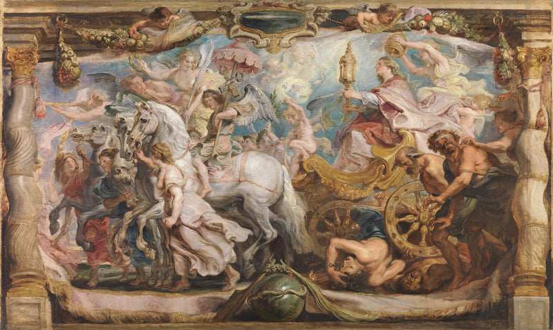 O triunfo da Igreja - Peter Paul Rubens