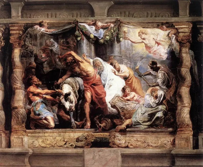 O Triunfo da Eucaristia sobre a Idolatria - Peter Paul Rubens