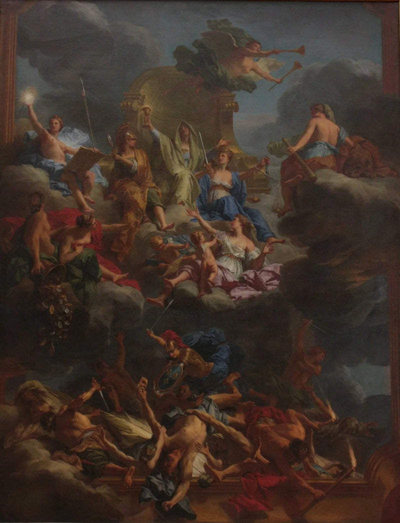 O Triunfo da Justiça - Jean-Baptiste Jouvenet