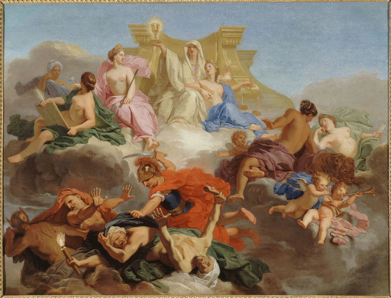 O Triunfo da Justiça - Jean-Baptiste Jouvenet