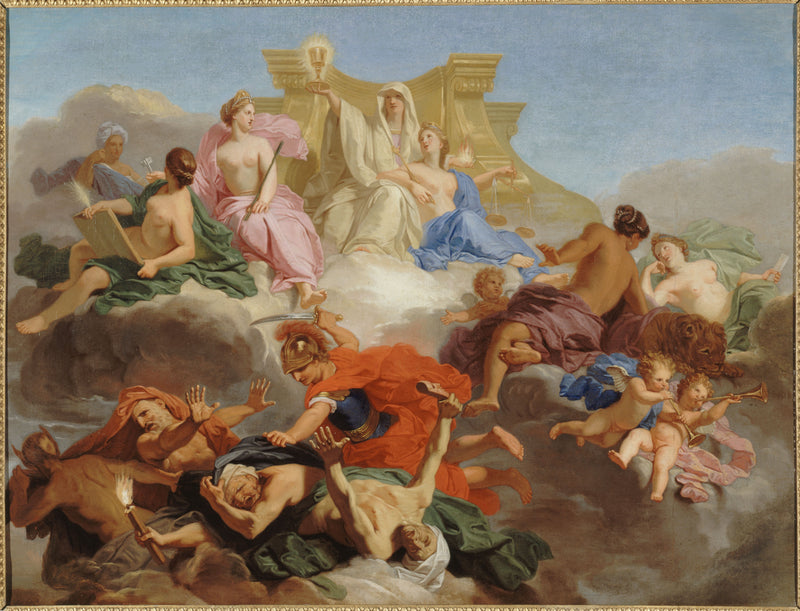 O Triunfo da Justiça - Jean-Baptiste Jouvenet