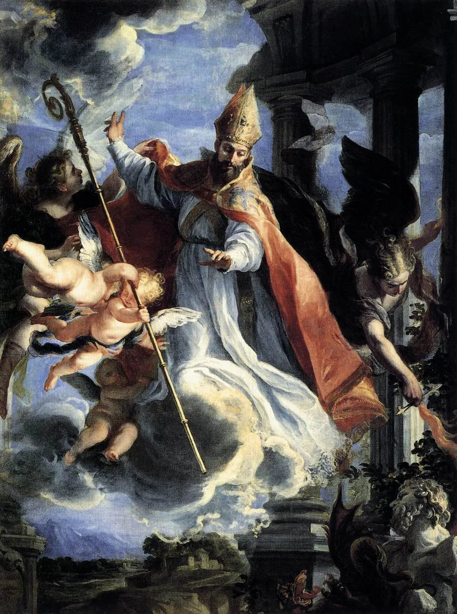 O Triunfo de Santo Agostinho - Claudio Coello