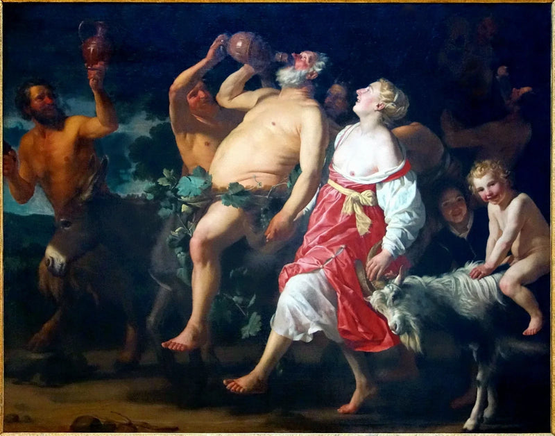 O Triunfo de Sileno - Gerrit van Honthorst